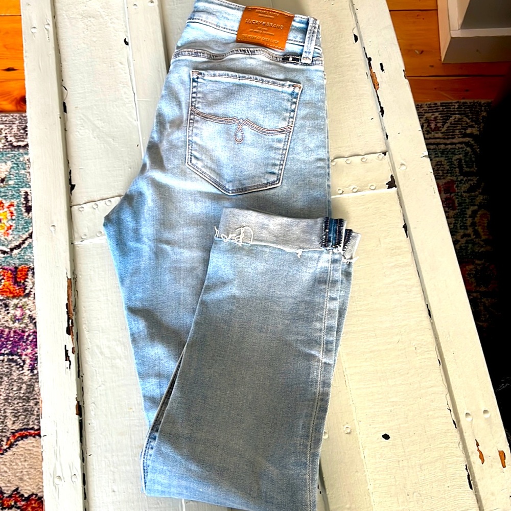 Lucky Brand Raw Hem Jeans